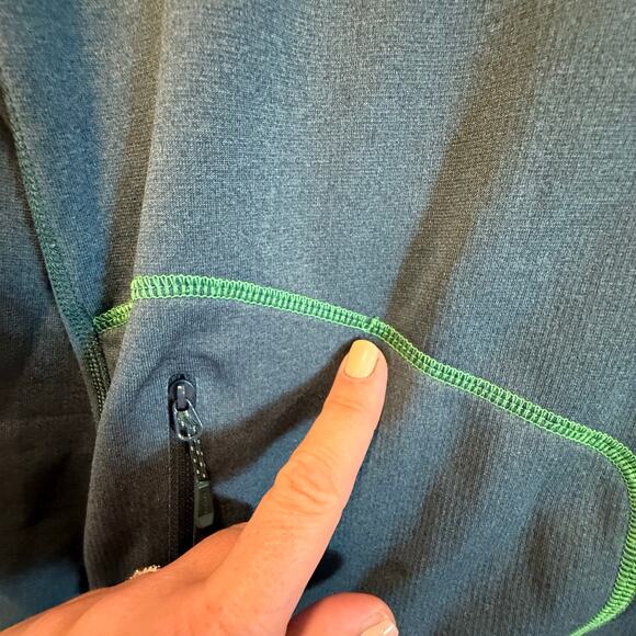 Mammut Swiss Design Green Zip Up Jacket Mercury Mens Outdoor Sweater XL - Picture 7 of 15